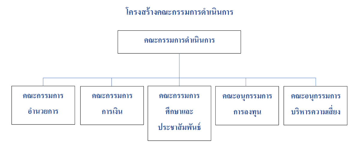 โครงสร้างคณะกรรมการดำเนินการ